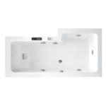 AQJ004 Bolsena 1800x900x800 Aquajet Shower Bath Left Hand