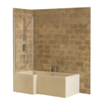 AQJ008 Bolsena Fixed Shower Bath Screen