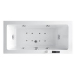 AQS002 Cayenne 1700x800 Double Ended Aqua Spa Bath