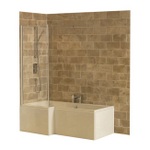 AQS008 Majuro Fixed Shower Bath Screen