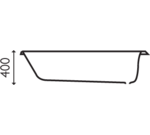 SIM007 Uno 1700x700 Acrylic Bath With Simply Air