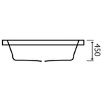 SIM036 Alverus 1800x800 Bath With Armour Plus
