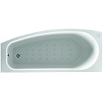 SIM045 Compact 1700x700x500 Left Hand Bath With Simply Air