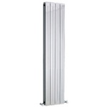 HLS68 Hudson Reed 1800x318mm Rapture High Gloss Silver Designer Radiator