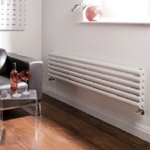 HL368 HL220 Hudson Reed 1500X354mm Revive White Double Horizontal Radiator