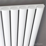 HL367 Hudson Reed 1500x354mm Revive White Single Panel Vertical Radiator
