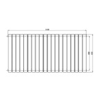 HL325 Hudson Reed 633x1180mm Revive White Single Panel Radiator