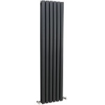 HLA77 Hudson Reed 1800x354mm Revive Anthracite Double Panel Designer Radiator