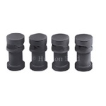 HLA20 Hudson Reed Revive Anthracite Horizontal Radiator Brackets