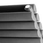 HLA77 HLA20 Hudson Reed 354x1800mm Revive Anthracite Double Panel Radiator