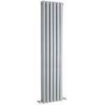 HLS86 Hudson Reed 1500x354mm Revive Silver Double Panel Radiator