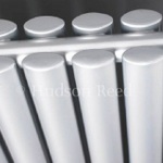 HLS86 Hudson Reed 1500x354mm Revive Silver Double Panel Radiator