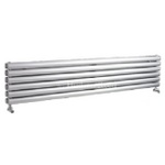 HLS87 HLS20 Hudson Reed 354x1800mm Revive Silver Double Panel Radiator