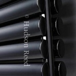 HLB76 HLB20 Hudson Reed 354x1500mm Revive Black Horizontal Double Panel Radiator