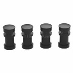 HLB20 Hudson Reed Revive Black Horizontal Radiator Brackets