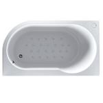 SIM069 Serena 1550x900 Left Hand Bath With Simply Air