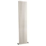 HLW43 Hudson Reed 1500x354mm Sloane White Double Panel Radiator