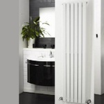 HLW43 Hudson Reed 1500x354mm Sloane White Double Panel Radiator