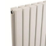 HLW43 Hudson Reed 1500x354mm Sloane White Double Panel Radiator