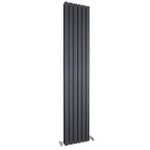 HLA74 Hudson Reed 1800x354mm Sloane Anthracite Double Panel Radiator