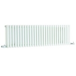 HLW22 Hudson Reed 300x1064mm Refresh White Double Panel Horizontal Radiator