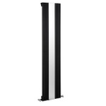 HLA33 Hudson Reed 1800x420mm Keida Anthracite Designer Radiator