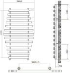 HL348 Hudson Reed 1200x700mm Tate Chrome Designer Radiator