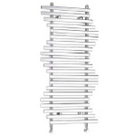 HL347 Hudson Reed 1200x600mm Kingston Chrome Designer Radiator
