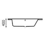 ACB010 Linda 1400x1400 Bath With Armour Plus