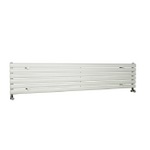 HL367 HL220 Hudson Reed 1500x354mm Revive White Single Panel Horizontal Radiator