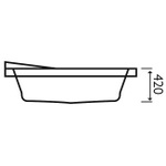 ACB033 Fontana 1700x750 Bath