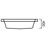 ACB038 Loire 1700x700 Bath With Armour Plus