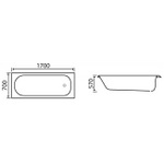 STB004 Alta 1700x700 Bath