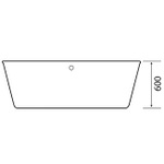 FSA010 Medici 1770x820mm Free Standing Bath
