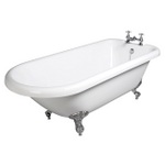 FSA013 Harrington 1780x790mm Free Standing Bath On Chrome Feet