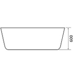 FSA014 Donatello 1750x800mm Free Standing Bath