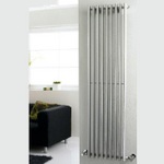 HLS98 Ultra 1800x405mm Energize High Gloss Silver Vertical Radiator