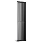 HLB99 Ultra 1500x405mm Energize High Gloss Black Vertical Radiator