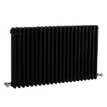 HXB06 Ultra 600x1011mm Colosseum Black Triple Column Radiator