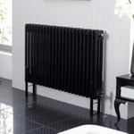 HXB06 Ultra 600x1011mm Colosseum Black Triple Column Radiator