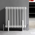 HX304 Ultra 600x606mm Colosseum White Triple Column Radiator