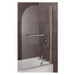 STS053 Style 820mm Single Bath Screen With Towel Rail