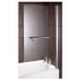 STS057 Style 820mm Single Rectangle Bath Screen With Towel Rail