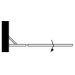 STS058 Style 1020mm Double Rectangle Bath Screen