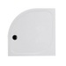 TCT008 900x800x45mm Stone Resin Offset Quadrant Left Hand Shower Tray