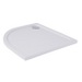 TCT011 1000x800x45 Stone Resin Offset Quadrant Left Hand Shower Tray