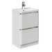 FUR007 Vancouver 600mm Floor Standing Soft Close Drawer Vanity Unit With Basin