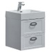 FUR015 Callington 600 Wall Hung Double Soft Close Drawer Vanity Unit With Basin
