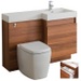 Trafalgar 1200 Vanity & WC Unit Inc. Basin & Double Soft Close Draws