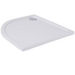 Indi 1000x800x45mm Offset Quadrant Stone Resin Left Hand Shower Tray